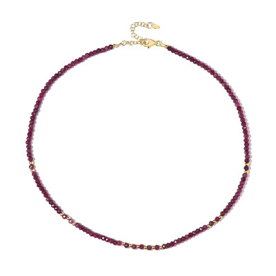 Collana in argento con Rubino Mozambico (Riya)