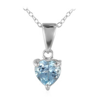 Collana in argento con Topazio Blu Cielo