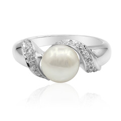 Anello in argento con Perla di Acqua Dolce