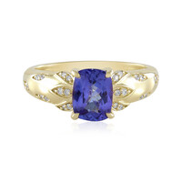 Anello in oro con Tanzanite AAA (de Melo)
