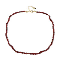 Collana in argento con Granato Mozambico (Adela Silber)