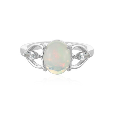 Anello in argento con Opale di Welo