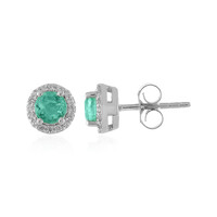 Orecchini in argento con Smeraldo Russo