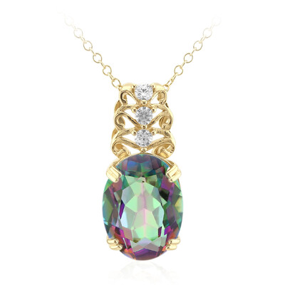 Collana in argento con Quarzo Mistico
