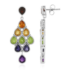 Orecchini in argento con Peridoto