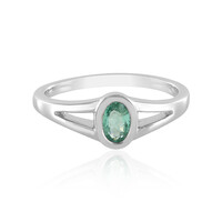 Anello in argento con Smeraldo Colombiano