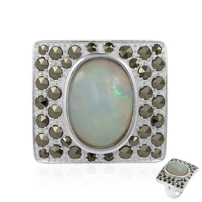 Anello in argento con Opale di Welo (Annette classic)