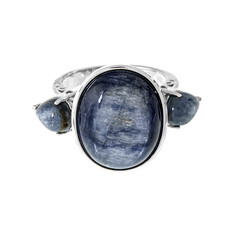 Anello in argento con Cianite
