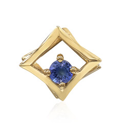 Ciondolo in oro con Benitoite (Amanda Adkins)
