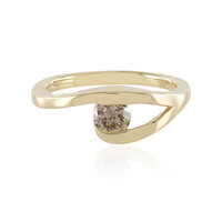 Anello in oro con Diamante Champagne I2 (de Melo)
