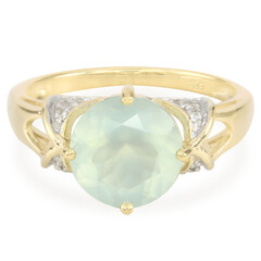 Anello in oro con Opale Paraiba