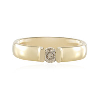 Anello in argento con Diamante Cioccolato I2