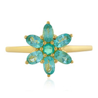Anello in argento con Apatite Blu