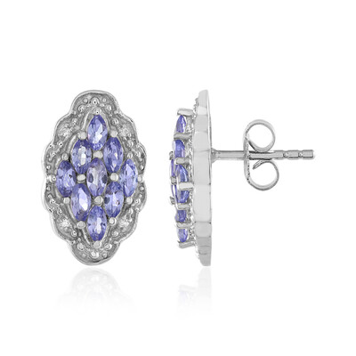 Orecchini in argento con Tanzanite