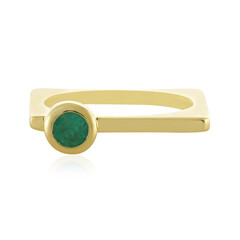 Anello in argento con Smeraldo Russo