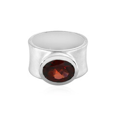 Anello in argento con Granato Mozambico