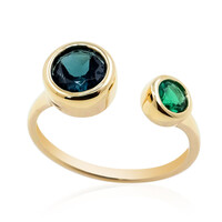 Anello in oro con Indicolite (de Melo)