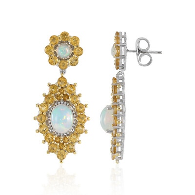 Orecchini in argento con Opale di Welo (Dallas Prince Designs)