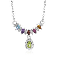Collana in argento con Peridoto
