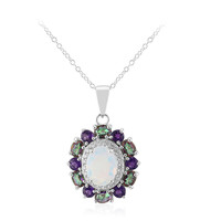 Collana in argento con Opale di Welo