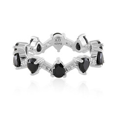 Anello in argento con Spinello Nero