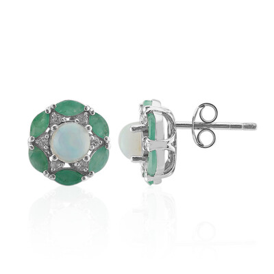 Orecchini in argento con Opale di Welo