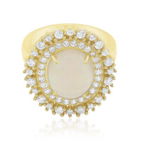 Anello in argento con Opale di Welo