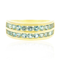 Anello in oro con Tormalina Paraiba Nigeriana