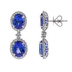 Orecchini in oro con Tanzanite AAA (CIRARI)