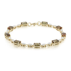 Bracciale in oro con Andalusite