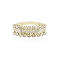Anello in oro con Diamante Champagne I2 (de Melo)