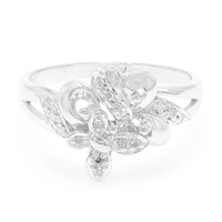 Anello in argento con Diamante