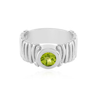 Anello in argento con Peridoto Arizona