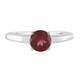 Anello in argento con Granato Mozambico