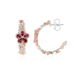 Orecchini in argento con Tormalina Rosa Brasiliana (Gems en Vogue)