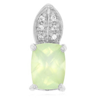 Ciondolo in argento con Prehnite
