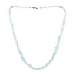 Collana in argento con Acquamarina