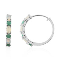 Orecchini in argento con Opale di Welo