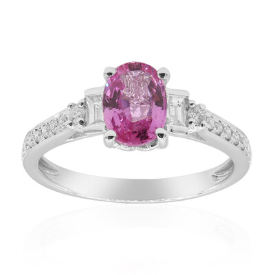 Anello in oro con Zaffiro Rosa (CIRARI)