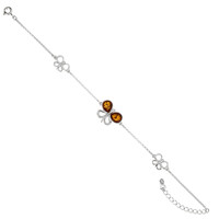 Bracciale in argento con Ambra Baltica