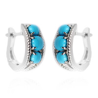 Orecchini in argento con Turchese Sleeping Beauty (Anne Bever)