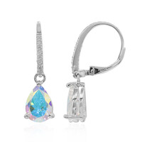 Orecchini in argento con Topazio Moonlight