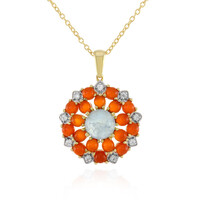 Collana in argento con Acquamarina