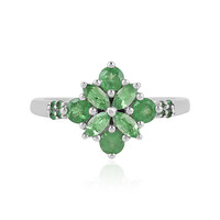Anello in argento con Tsavorite