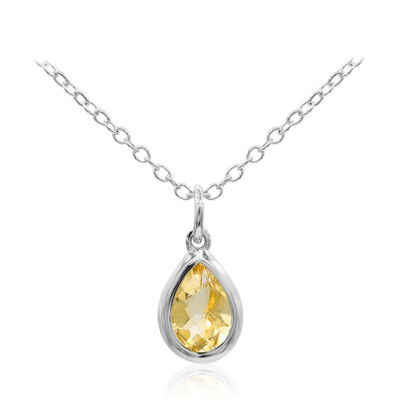 Collana in argento con Citrino