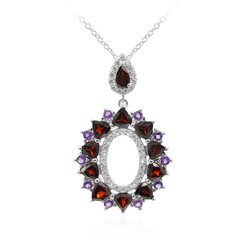 Collana in argento con Granato
