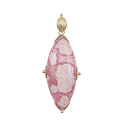 Ciondolo in argento con Rodocrosite (Bali Barong)