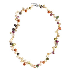 Collana in argento con Perla di Acqua Dolce (TPC)