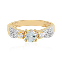 Anello in argento con Acquamarina