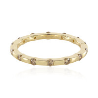 Anello in oro con Diamante Champagne I2 (de Melo)